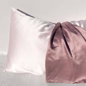 Popüler 22 <span class=keywords><strong>mm</strong></span> zarf tarzı ipek yastık kılıfı nakış ipek yastık ile 100% saf özel ipek yastık kılıfı set - Product Image 5