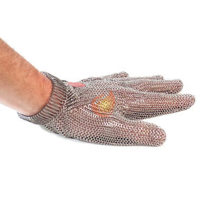 Gants <span class=keywords><strong>de</strong></span> protection en <span class=keywords><strong>maille</strong></span> d'acier pour boucher, résistants à la coupure - Product Image 3