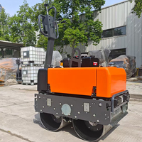Storike SDBM 600 Mini compacteur à rouleaux de route 550 kg Rouleau vibrant à double tambour avec moteur CE comme composant de base