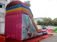 Château gonflable licorne avec toboggan aquatique, château sauteur arc-en-ciel, maison modulaire, combo de jeux pour enfants, toboggans aquatiques