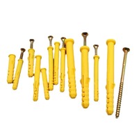 Kit de vis autotaraudeuses pour fixation murale de plaques de plâtre et de cloisons sèches, clous d'expansion en acier au carbone zingué