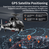 Jouets hélicoptères LK Toys F02-S 2,4 GHz 6G 9CH, hélicoptères télécommandés sans ailerons pour enfants, cadeau, hélicoptère GPS