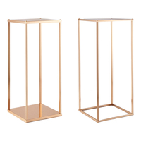 Support à fleurs en métal pour centres de table de mariage, vase doré, décorations bohèmes pour la maison, les fêtes, les banquets et les événements