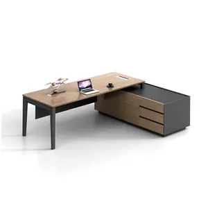 New Modern Office Furniture Luxury Office Table Designs Executive Desk Manager L Shaped Table