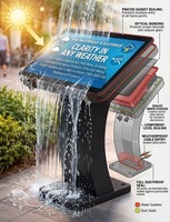 Señalización Digital Inteligente para Exteriores, Kiosco Interactivo con Pantalla Táctil, Pantalla Impermeable IP65, 2500Nit, Legible Bajo la Luz Solar, Tótem LCD para Exteriores