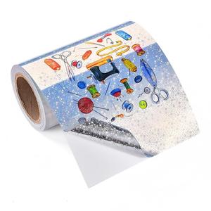 Custom PET Printable Hologram rainbow Self-adhesive Film Vinyl Inkjet Labels Printing Paper Waterproof Holographic Sticker Rolls - Product Image 3