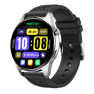 HK05ฮีโร่ BT นาฬิกาสมาร์ทวอทช์โลหะผสมหน้าจอสัมผัส1.75นิ้ว IP68 AMOLED นาฬิกาปลุกแอปควบคุมด้วยแม่เหล็กซิลิกาเจล SDK - Product Image 1