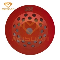 Plaque de disque pour meuleuse à main 7 pouces 8 losange Super Soft Bond 30 grain diamant
