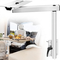 Pied de table réglable pour camping-car, rotation à 360 degrés, en alliage d'aluminium, support de pied amovible pour caravane, camping-car, yacht, accessoires de camping