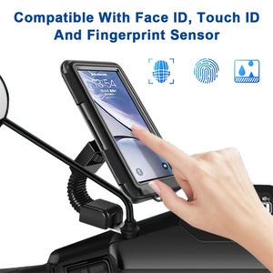 ที่วางโทรศัพท์มือถือกระจกมองหลังจักรยานหมุนได้360องศาที่ยึดมอเตอร์ไซค์แบบสากล - Product Image 2