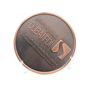 China supplier Dubai challenge coin custom commemorative coin metal coin token