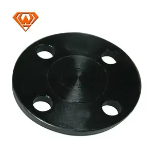 Standard Blind Vacuum Flange With Yellow Black Paint