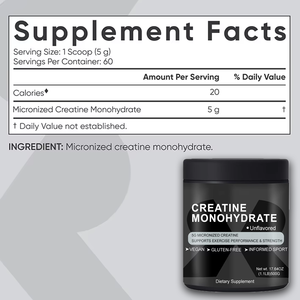 1 livre de créatine monohydrate micronisée OEM en <span class=keywords><strong>poudre</strong></span> 500g – Complément sportif favorisant la croissance musculaire, la récupération, la force et la concentration - Product Image 3