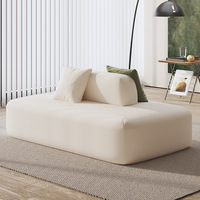 Système de sièges modulaires multidirectionnels en velours, canapé sectionnel carré personnalisable en bois massif pour réception commerciale