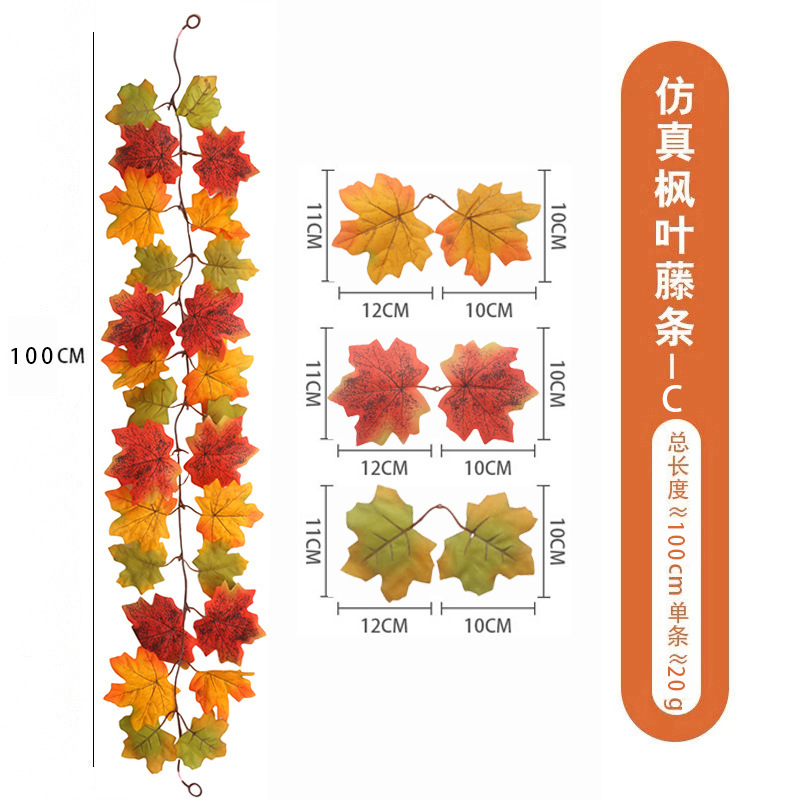 1M de vignes d'érable simulées - C