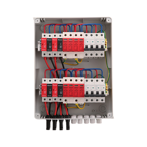 Xiongisolar 4in4 600V cô lập chuyển đổi vật liệu ABS <span class=keywords><strong>PV</strong></span> Combiner Hộp 4 loạt quang điện Hộp nối cho năng lượng mặt trời hệ thống điện - Product Image 5
