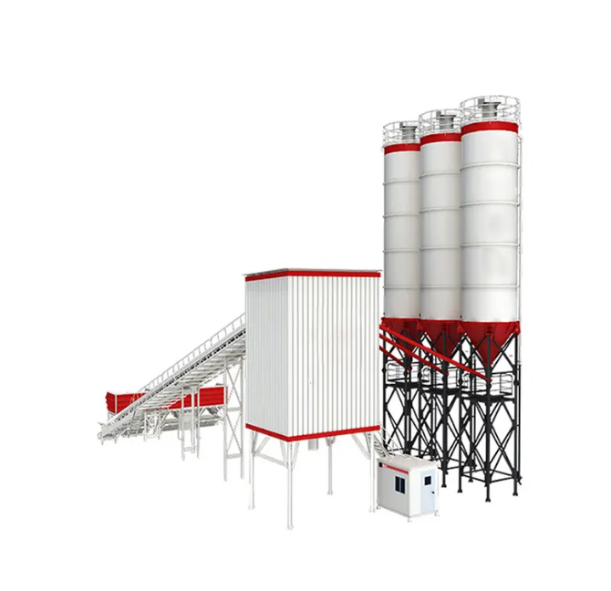 Energy-Saving HZS90F8 Concrete Mixer Plant Concrete Batching Plant