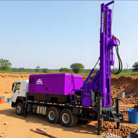 Machine de forage de puits d'eau et de puits géothermiques à haute productivité, appareil de forage de puits d'eau portable