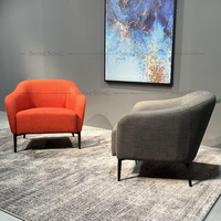 Canapé-fauteuil 1 place, décoration d'intérieur de style moderne, meuble de salon, canapé de loisirs