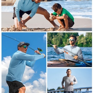 Sudadera de Pesca con Capucha de Poliéster de Secado Rápido con Estampado por Sublimación, Protección Solar UPF 50 - Product Image 4