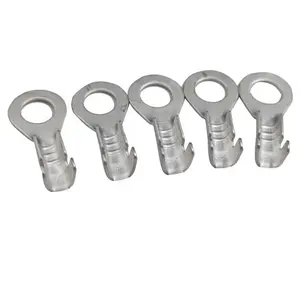 electrical copper brass cable crimp non insulated eye type ring terminal connectors manufacturer