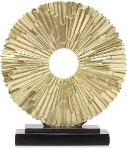 Escultura de Metal duradera elegante para el hogar Hotel Recepción Oficina Uso Mesa Escultura decorativa - Product Image 6