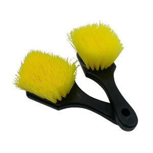 PP Kit de brosses de lavage de voiture fil souple pneu baril jante évent détaillant fabriqué spécifiquement pour les voitures - Product Image 1