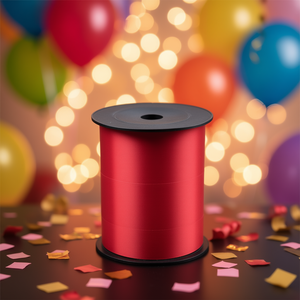 Ruban mat rouge Party Love 500m, lot de 3, décorations de fête - Product Image 3