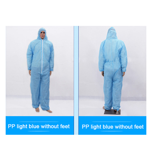 Chimique Antistatique Étanche Respirant Vêtements Jetables Salopette Industrielle PP SMS Combinaison De Protection Blanche Microporeuse - Product Image 6
