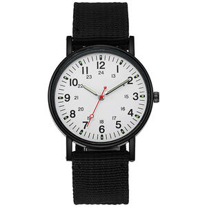 Nouvelle vente chaude mode hommes lueur dans le noir <span class=keywords><strong>montre</strong></span> lumineuse en nylon tressé <span class=keywords><strong>montre</strong></span> de sport décontractée <span class=keywords><strong>montre</strong></span>-<span class=keywords><strong>bracelet</strong></span> d'affaires en gros - Product Image 4