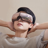 2025 High-Tech Smart IA outil de beauté tête de rouleau thérapie par la lumière rouge Massage à la vapeur pour les yeux masseur des yeux fonction de contrôle de la synchronisation