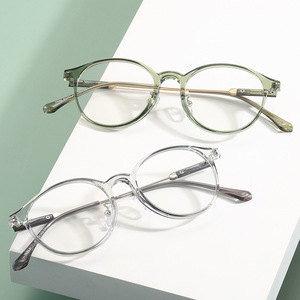 Gafas Ligeras con Marco Ovalado TR90, Protección UV y Anti Luz Azul para Hombre y Mujer, <span class=keywords><strong>Lentes</strong></span> Ópticas Personalizadas, Entrega Rápida de Fábrica - Product Image 2