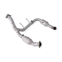 Collecteur d'échappement haute performance 200 cellules avec tuyau avant pour Ford F150 5.0 V8, en acier inoxydable, montage direct par boulons