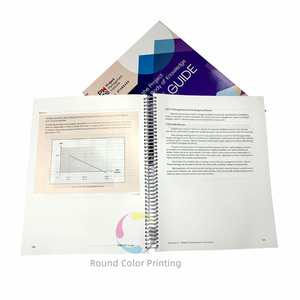 Заводская изготовленная на заказ спиральная проволока o книжная Печать Плоская полная спиральная переплетная проволока-o переплет книга высокого качества спиральная переплетная книга - Product Image 6