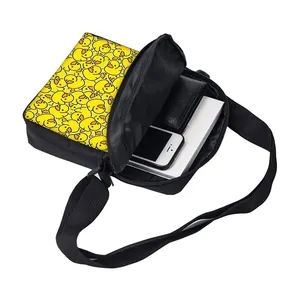 Nouveau jaune 3D dessin animé canard motif sac à bandoulière à la mode Nylon sac à main pour garçons/filles meilleur cadeau pour les adolescents - Product Image 4