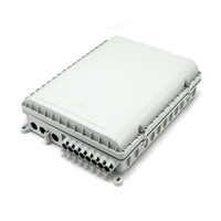 Boîte de fibre optique FTTH 16 cœurs, boîte de distribution optique 16 cœurs napa ODB boîte de terminaison de Fiber optique pour l'extérieur