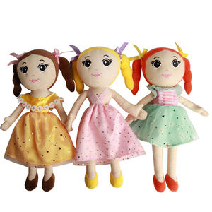Nouveaux vêtements de <span class=keywords><strong>poupée</strong></span> humaine douce en peluche personnalisés peuvent être changés jouets en peluche pour les bébés filles - Product Image 1
