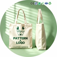 Sacs fourre-tout en toile écologiques personnalisés en gros, sacs de courses réutilisables en coton pour la promotion de la marque et les cadeaux