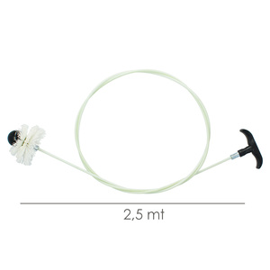 Kit de nettoyage de cheminée pour poêles à granulés, diamètre 80/100 mm. Longueur 2,5 mètres - Product Image 2