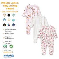 Combinaison bébé en bambou biologique à volants et fermeture éclair, grenouillère écologique, vêtements pour nourrissons, pyjama personnalisé en jersey pour nouveau-né