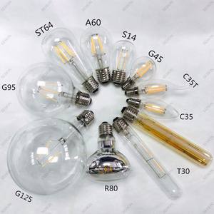 A60 एलईडी फिलामेंट बल्ब E27 E26 2w 4w 6w 8w 12w स्पष्ट रेट्रो एडीसन सुपर उज्ज्वल दीपक प्रकाश - Product Image 3