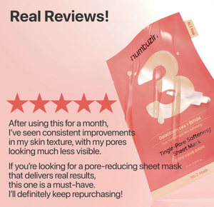 Masque en tissu No.3 Tingle Pore Softening (10 unités) – Masque coréen pour le soin des pores, pour une peau lisse, contrôle du sébum et exfoliation du visage - Product Image 6