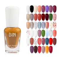 Bac usine OEM 8ml de vernis à ongles à base d'eau pour manucure à ongles, mat, personnalisé
