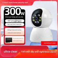 Nueva Super Promoción Cámara de Seguridad Inteligente WiFi PTZ con Doble Lente, 4MP, Detección de Movimiento, Ranura para Tarjeta SD, para Interiores