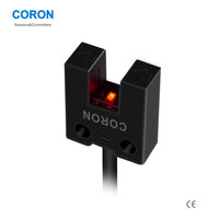 CORON GG5-F2M-P Interrupteur Optique Micro-Sensor Photoélectrique à Fente PNP Normalement Ouvert/Fermé LED Infrarouge Type Câblé 5mm