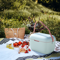 Glacière en plastique Keeice, petite glacière légère pour le camping, stockage des aliments