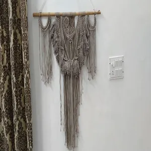 ブレスインターナショナルマクラメ壁掛けタペストリー手織りペンダントデコレーションハウスセレモニーリビングルームホームファニッシング