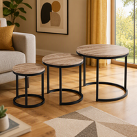 YUKAI table basse design Unique table à thé ronde petite table basse domestique meubles de salon YK-226