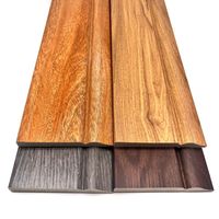 Plinthe décorative en polystyrène imitation bois, moulure murale et de sol, étanche et légère pour décoration intérieure