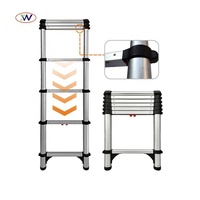 Nouvelle arrivée, échelle télescopique multifonctionnelle en aluminium, échelle en échelle d'escalier, échelle pliante épaissie